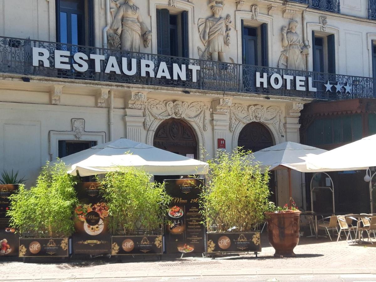 Le Grand Hotel Moliere Pezenas Bagian luar foto